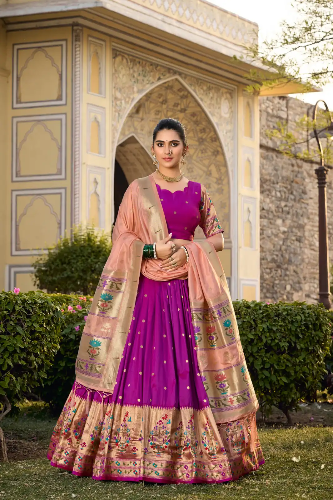 LNB 2021 Purple Jacquard Silk Weaving Zari Lehenga Choli Festive Party Wedding, Events etc. Delivery 4-6 Working Days @4099/- | Creative Lehenga, Bollywood Lehenga, Designer Lehenga, Embroidered Lehenga, Lehenga, Party Wear Lehenga