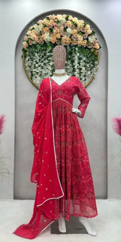 RTC 5575 Pink Color Foix Georgette Digital Printed Salwar Suit Wedding, Party, Festive, Events Etc. Expected Delivery 4-6 Working Days @2049/- | Casual Suits, Creative suits, Designer Suits, Palazzo Suits, Party Wear Suits, Patiala Suits, Salwar suit, Straight Suits