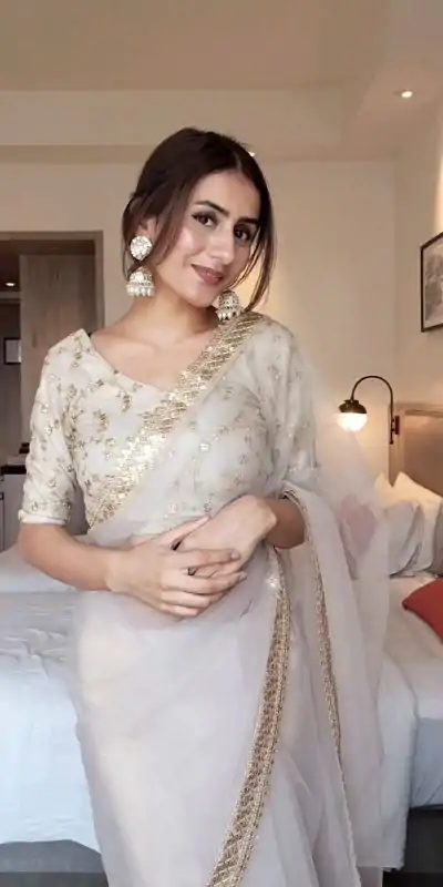 KD 468 White Color Soft Net Thread Sequence Work Saree Casual, Party Wear, Wedding, Events Etc. Expected Delivery 4-6 Working Days @1599/- | Embroidered Sarees, Bollywood Sarees, Creative Sarees, Designer Sarees, Ethnic Saree, Modern Digital sarees, Party Wear Sarees, Sarees