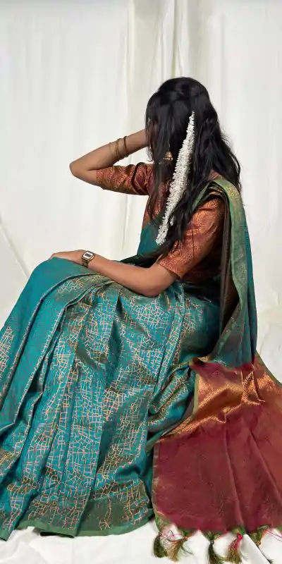 YNF 7415 Teal Color Kanchi Weaves Zari Weaving Work Saree Casual Party Wear, Wedding, Events Etc. Expected Delivery 4-6 Working Days @1749 | Embroidered Sarees, Bollywood Sarees, Creative Sarees, Designer Sarees, Ethnic Saree, Modern Digital sarees, Party Wear Sarees, Sarees