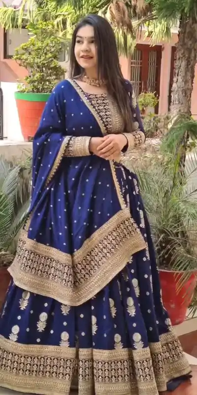 RTC 6401 Blue Color Georgette Embroidery Sequence Lehenga Choli Wedding, Party, Festive, Events Etc.   Expected Delivery 4-6 Working Days @2149/- | Creative Lehenga, Bollywood Lehenga, Designer Lehenga, Embroidered Lehenga, Lehenga, Party Wear Lehenga