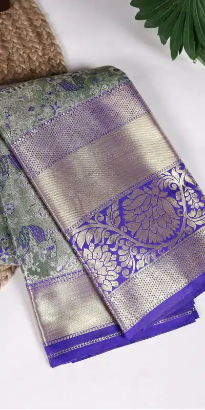 YNF 7414 Pista Color Jacquard Silk Zari Weaving Work Saree Casual Party Wear, Wedding, Events Etc. Expected Delivery 4-6 Working Days @3499/- | Embroidered Sarees, Bollywood Sarees, Creative Sarees, Designer Sarees, Ethnic Saree, Modern Digital sarees, Party Wear Sarees, Sarees