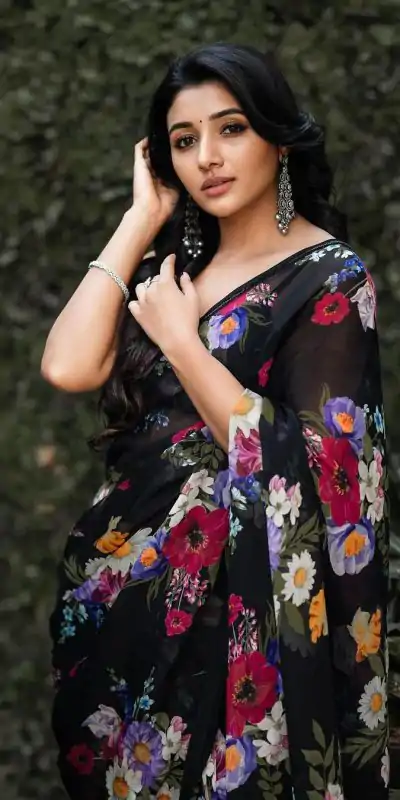 BT 393 Black Color Soft Georgette Fancy Digital Printed Saree Casual, Party Wear, Traditional Wear, Wedding Wear, Events Etc.@1529/- | Bollywood Sarees, Creative Sarees, Designer Sarees, Ethnic Saree, Modern Digital sarees, Party Wear Sarees, Sarees