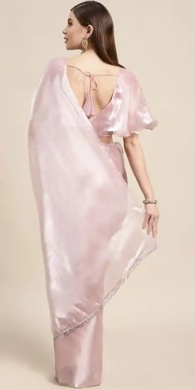 YNF 7702 Light Pink Color Jimi Silk Pallu lace border Work Saree Casual Party Wear, Wedding, Events Etc. Expected Delivery 4-6 Working Days @1599 | Embroidered Sarees, Bollywood Sarees, Creative Sarees, Designer Sarees, Ethnic Saree, Modern Digital sarees, Party Wear Sarees, Sarees