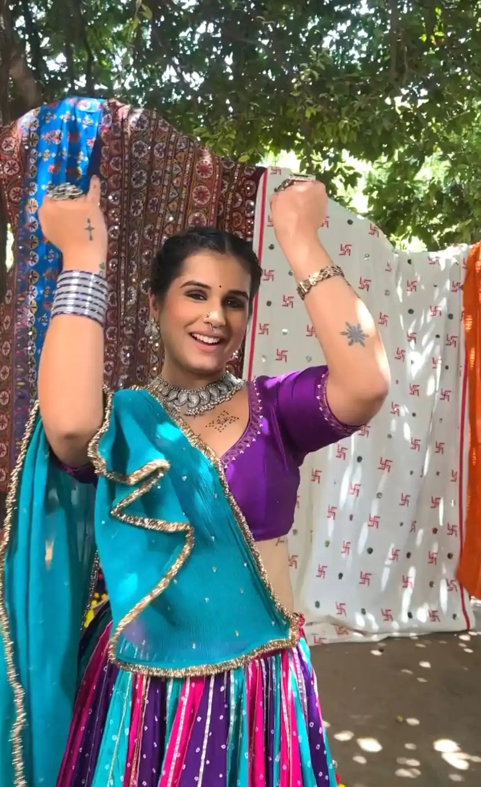 Ram 024 Blue Color Georgette Mirror Less khadi Print Lehenga Choli Casual, Wedding, Festive, Events Expected Delivery 4-6 Working Days @2649/- | Creative Lehenga, Bollywood Lehenga, Designer Lehenga, Embroidered Lehenga, Lehenga, Party Wear Lehenga