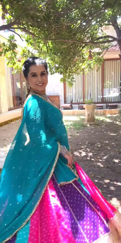 Ram 024 Blue Color Georgette Mirror Less khadi Print Lehenga Choli Casual, Wedding, Festive, Events Expected Delivery 4-6 Working Days @2649/- | Creative Lehenga, Bollywood Lehenga, Designer Lehenga, Embroidered Lehenga, Lehenga, Party Wear Lehenga