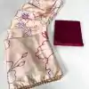 Nice Cream Color Satin Silk Floral Printed Lace Border Work Saree