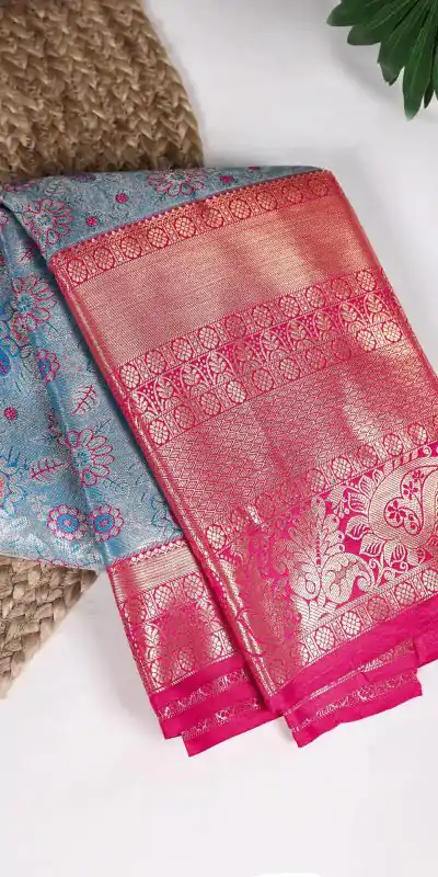 YNF 7415 Sky Blue Color Jacquard Silk Zari Weaving Work Saree Casual Party Wear, Wedding, Events Etc. Expected Delivery 4-6 Working Days @3999 | Embroidered Sarees, Bollywood Sarees, Creative Sarees, Designer Sarees, Ethnic Saree, Modern Digital sarees, Party Wear Sarees, Sarees