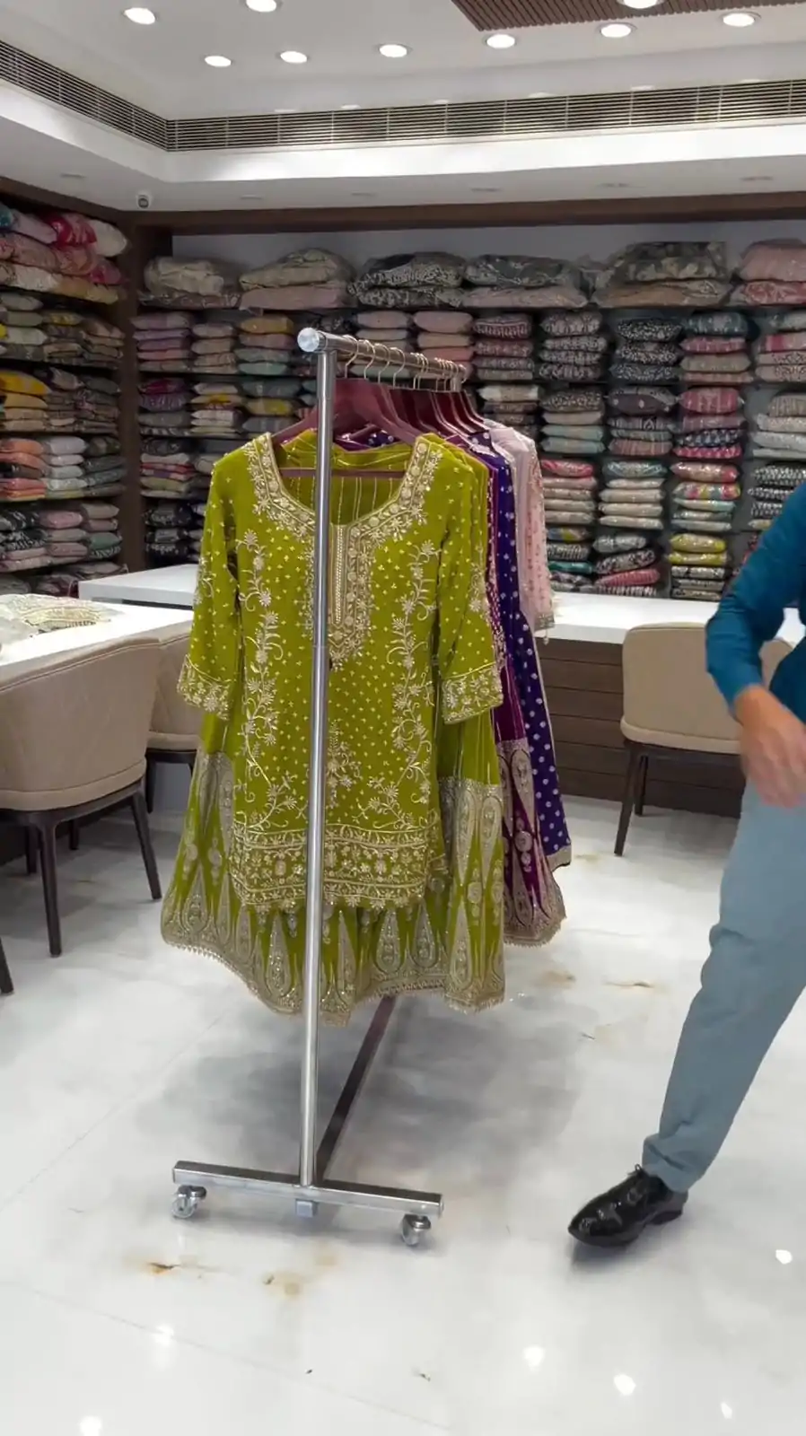 RTC 5723 Mehndi Color Georgette Thread Sequence Salwar Suit Wedding, Party, Festive, Events Etc. Expected Delivery 4-6 Working Days @2549/- | Casual Suits, Jump Suits, Creative suits, Designer Suits, Palazzo Suits, Party Wear Suits, Patiala Suits, Salwar suit, Straight Suits