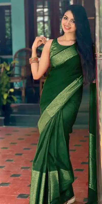 KP 3042 Green Color Soft Lichi Silk Jacquard On All Over Saree Casual, Party Wear, Wedding, Events Etc. Expected Delivery 4-6 Working Days @1349/- | Embroidered Sarees, Bollywood Sarees, Creative Sarees, Designer Sarees, Ethnic Saree, Modern Digital sarees, Party Wear Sarees, Sarees