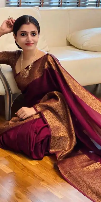 KP 3042 Maroon  Color Soft Lichi Silk Jacquard On All Over Saree Casual, Party Wear, Wedding, Events Etc. Expected Delivery 4-6 Working Days @1349/- | Embroidered Sarees, Bollywood Sarees, Creative Sarees, Designer Sarees, Ethnic Saree, Modern Digital sarees, Party Wear Sarees, Sarees