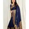 KP 3042 Navy Blue Color Soft Lichi Silk Jacquard On All Over Saree Casual, Party Wear, Wedding, Events Etc. Expected Delivery 4-6 Working Days @1349/- | Embroidered Sarees, Bollywood Sarees, Creative Sarees, Designer Sarees, Ethnic Saree, Modern Digital sarees, Party Wear Sarees, Sarees