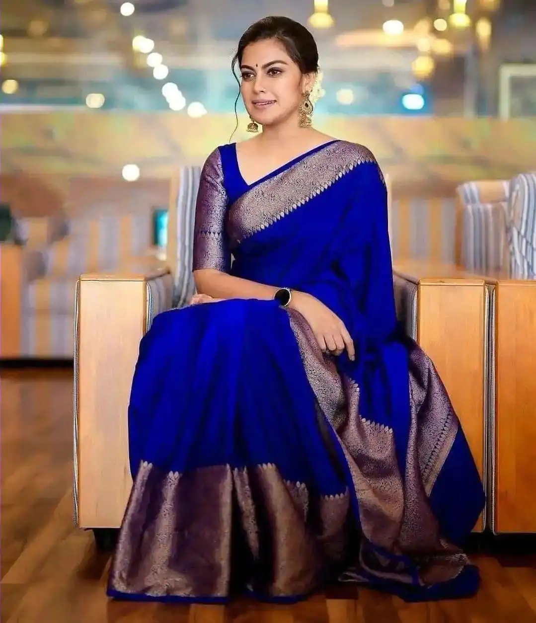 KP 3042 Royal Blue Color Soft Lichi Silk Jacquard On All Over Saree Casual, Party Wear, Wedding, Events Etc. Expected Delivery 4-6 Working Days @1349/- | Embroidered Sarees, Bollywood Sarees, Creative Sarees, Designer Sarees, Ethnic Saree, Modern Digital sarees, Party Wear Sarees, Sarees