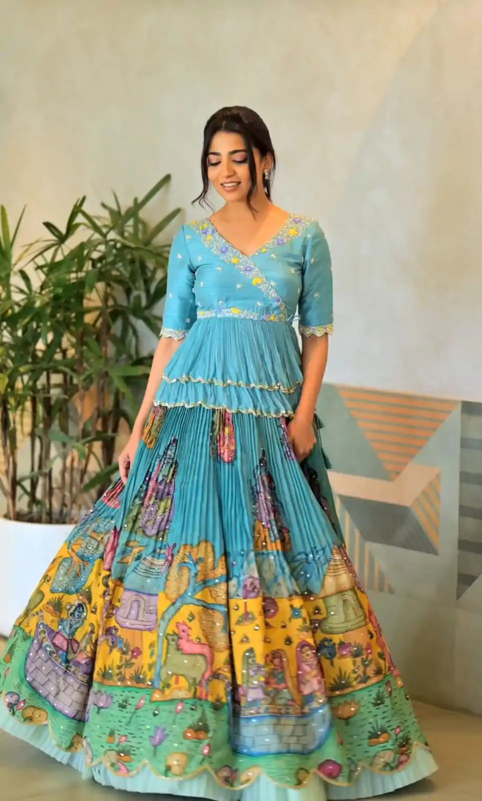 PC 373 Blue Color Chinon Embroidery Thread Work Lehenga Choli Casual, Party Wear, Events, Festivals Wear Expected Delivery 4-6 Working Days @2149/- | Creative Lehenga, Bollywood Lehenga, Designer Lehenga, Embroidered Lehenga, Lehenga, Party Wear Lehenga