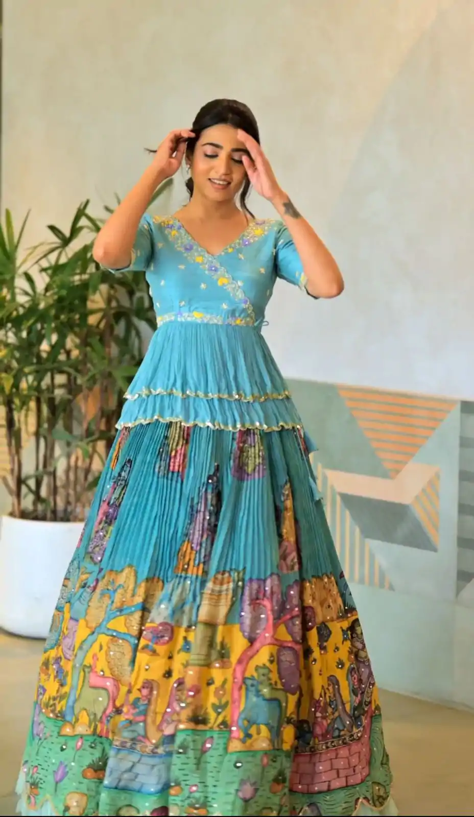 PC 373 Blue Color Chinon Embroidery Thread Work Lehenga Choli Casual, Party Wear, Events, Festivals Wear Expected Delivery 4-6 Working Days @2149/- | Creative Lehenga, Bollywood Lehenga, Designer Lehenga, Embroidered Lehenga, Lehenga, Party Wear Lehenga