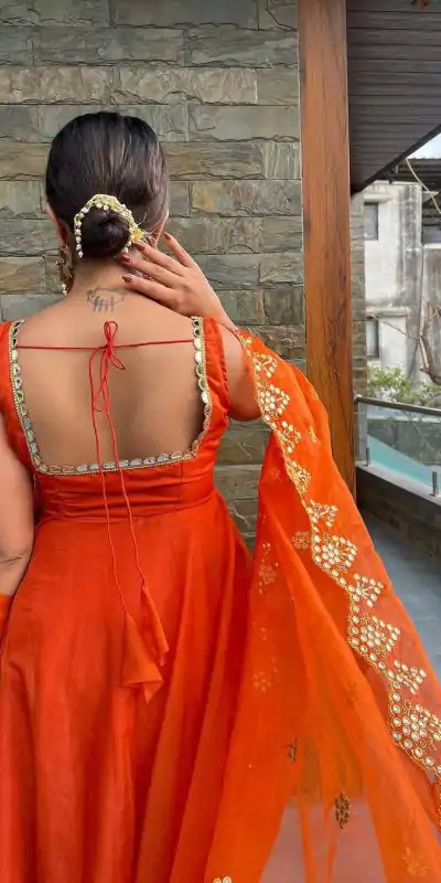 RTC 5625(A) Orange Color Georgette Coin Lace Border Salwar Suit Wedding, Party, Festive, Events Etc. Expected Delivery 4-6 Working Days @1899/- | Casual Suits, Jump Suits, Creative suits, Designer Suits, Palazzo Suits, Party Wear Suits, Patiala Suits, Salwar suit, Straight Suits