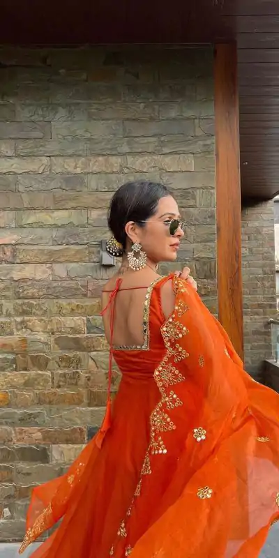 RTC 5625(A) Orange Color Georgette Coin Lace Border Salwar Suit Wedding, Party, Festive, Events Etc. Expected Delivery 4-6 Working Days @1899/- | Casual Suits, Jump Suits, Creative suits, Designer Suits, Palazzo Suits, Party Wear Suits, Patiala Suits, Salwar suit, Straight Suits