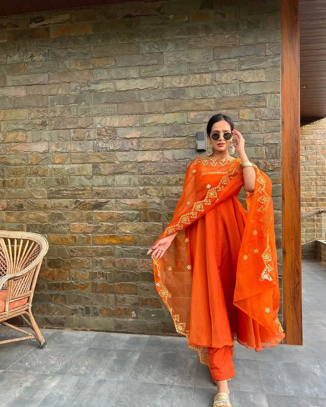 RTC 5625(A) Orange Color Georgette Coin Lace Border Salwar Suit Wedding, Party, Festive, Events Etc. Expected Delivery 4-6 Working Days @1899/- | Casual Suits, Jump Suits, Creative suits, Designer Suits, Palazzo Suits, Party Wear Suits, Patiala Suits, Salwar suit, Straight Suits