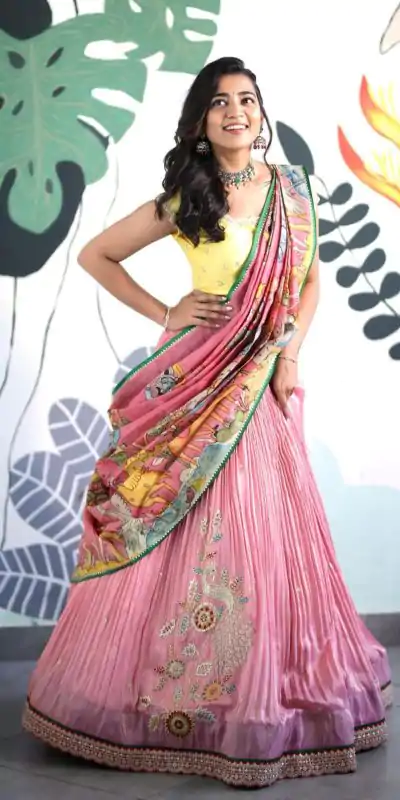 PC 383 Pink  Color Chinon Embroidery Thread Lehenga Choli Casual, Party Wear, Events, Festivals Wear Expected Delivery 4-6 Working Days @2329/- | Creative Lehenga, Bollywood Lehenga, Designer Lehenga, Embroidered Lehenga, Lehenga, Party Wear Lehenga