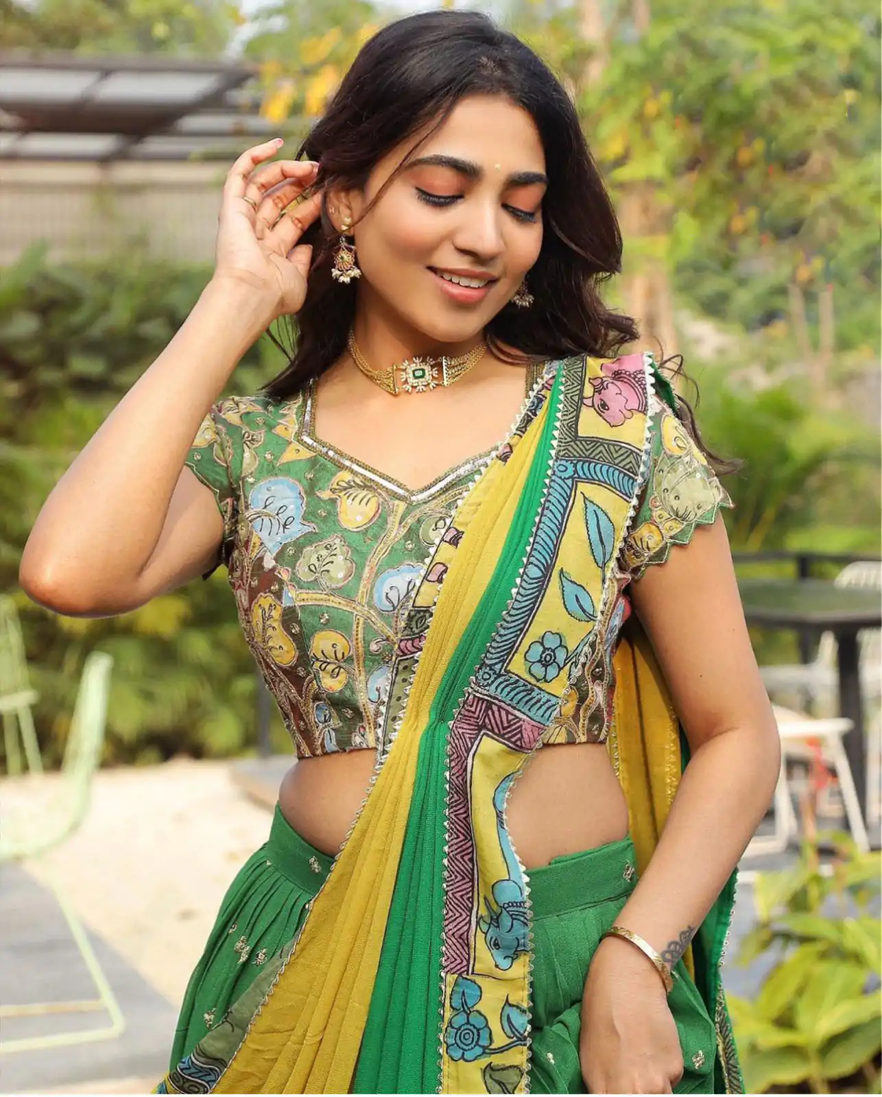 PC 319 Green Color Choline Kalamkari Digital Print Lehenga Choli Casual, Party Wear, Events, Festivals Wear Etc. Expected Delivery 4-6 Working Days @2079/- | Creative Lehenga, Bollywood Lehenga, Designer Lehenga, Embroidered Lehenga, Lehenga, Party Wear Lehenga