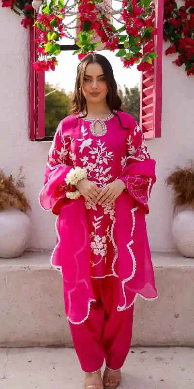 RTC 5671 Pink  Color Japan Satin Thread Sequence Salwar Suit Casual, Wedding, Party, Festive, Events. Expected Delivery 4-6 Working Days @1999/- | Bollywood Kurti, Creative Kurtis, Designer Kurti, Kurti, Party Wear Kurti, Selfie Kurti