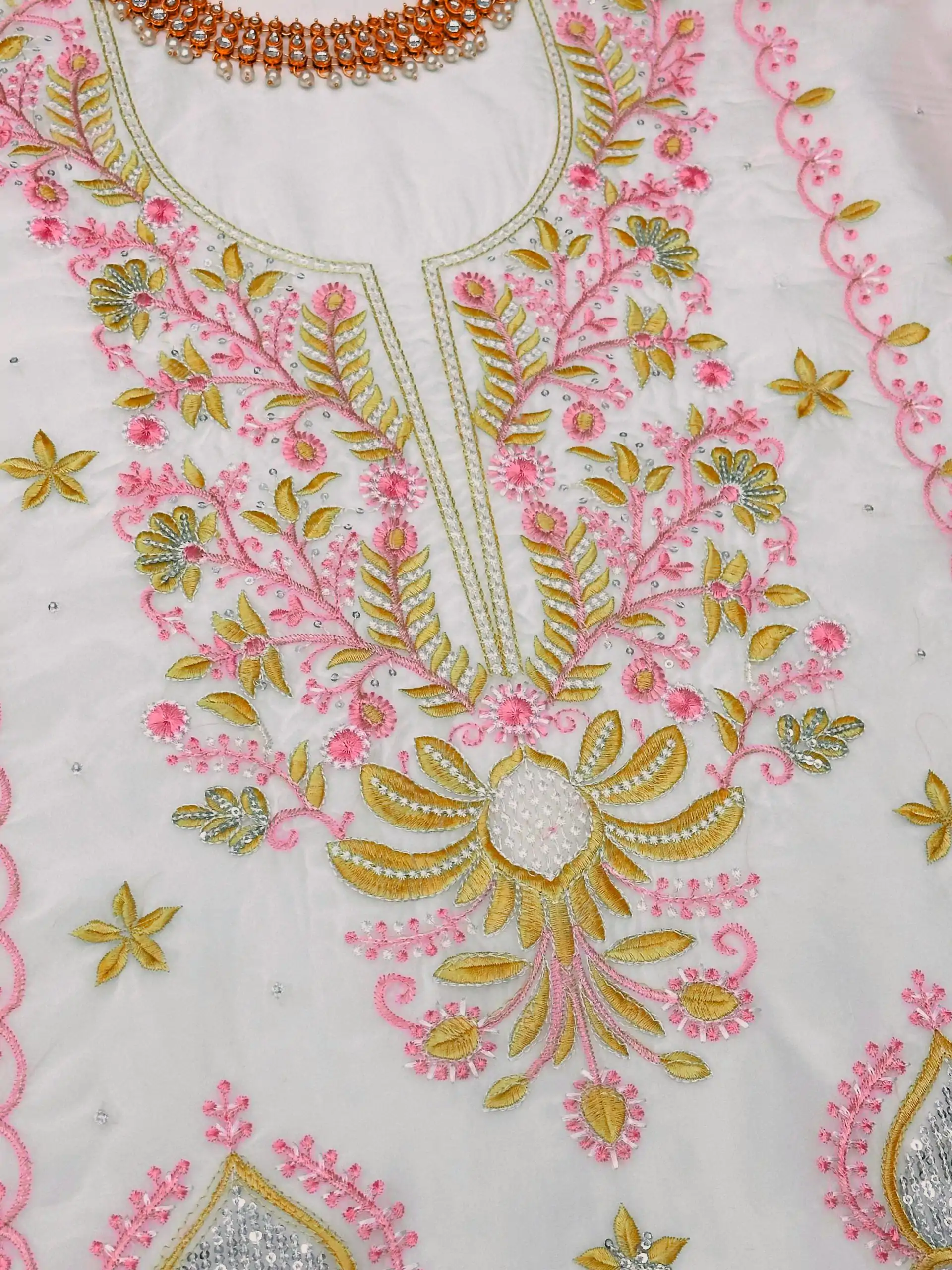 RTC 5672 White Color Classic Tabby Organza Silk Sequence Salwar Suit Casual Party, Wedding, Festive, Events. Expected Delivery 4-6 Working Days @2149 | Bollywood Kurti, Creative Kurtis, Designer Kurti, Kurti, Party Wear Kurti, Selfie Kurti