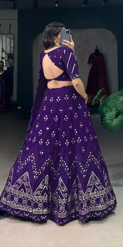 LNB 1410 Blue Color Fancy Georgette Sequins Thread Embroidery Lehenga Choli Wedding, Festive, Events Expected Delivery 4-6 Working Days@ 3349/- Only | Creative Lehenga, Bollywood Lehenga, Designer Lehenga, Embroidered Lehenga, Lehenga, Party Wear Lehenga
