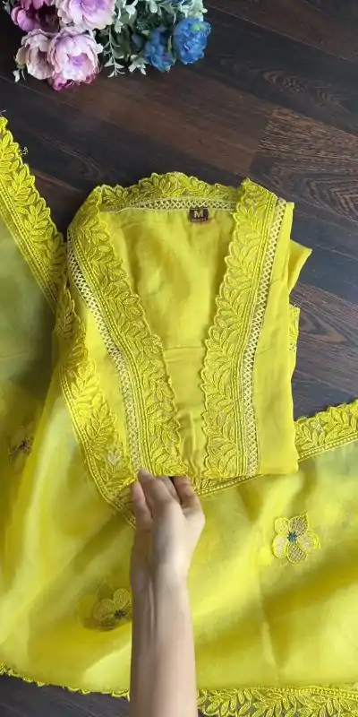 RTC 5675 Yellow Color Pretty Maslin Thread With Fancy Border Salwar Suit Casual, Wedding, Party, Festive, Events. Expected Delivery 4-6 Working Days @2099/- | Bollywood Kurti, Creative Kurtis, Designer Kurti, Kurti, Party Wear Kurti, Selfie Kurti
