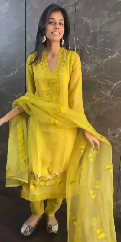RTC 5675 Yellow Color Pretty Maslin Thread With Fancy Border Salwar Suit Casual, Wedding, Party, Festive, Events. Expected Delivery 4-6 Working Days @2099/- | Bollywood Kurti, Creative Kurtis, Designer Kurti, Kurti, Party Wear Kurti, Selfie Kurti