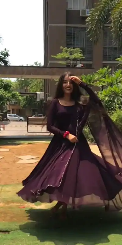 RTC 5600 Wine Color Splendorous Georgette Lace Border Anarkali Suit Casual, Wedding, Party, Festive, Events. Expected Delivery 4-6 Working Days @2049/- | Anarkali Suits, Bollywood Anarkali, Creative-Anarkali, Designer Anarkali, Embroidered Anarkali, Party Wear Anarkali