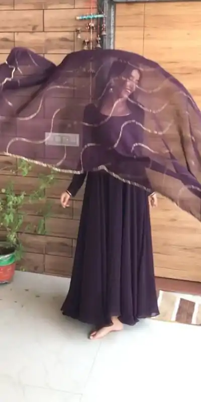 RTC 5600 Wine Color Splendorous Georgette Lace Border Anarkali Suit Casual, Wedding, Party, Festive, Events. Expected Delivery 4-6 Working Days @2049/- | Anarkali Suits, Bollywood Anarkali, Creative-Anarkali, Designer Anarkali, Embroidered Anarkali, Party Wear Anarkali