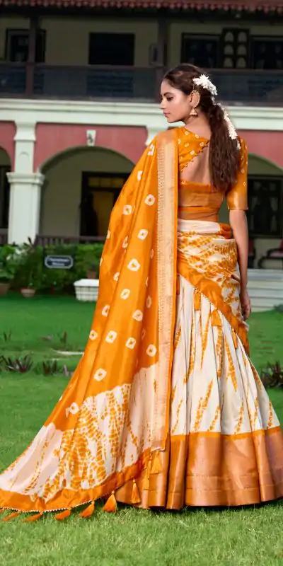 LNB 1228 Mustard Color Fabulous Dola Silk Patola Print And Foil Work Lehenga Choli Wedding, Festive, Events Expected Delivery 4-6 Working Days@2199/- Only | Creative Lehenga, Bollywood Lehenga, Designer Lehenga, Embroidered Lehenga, Lehenga, Party Wear Lehenga