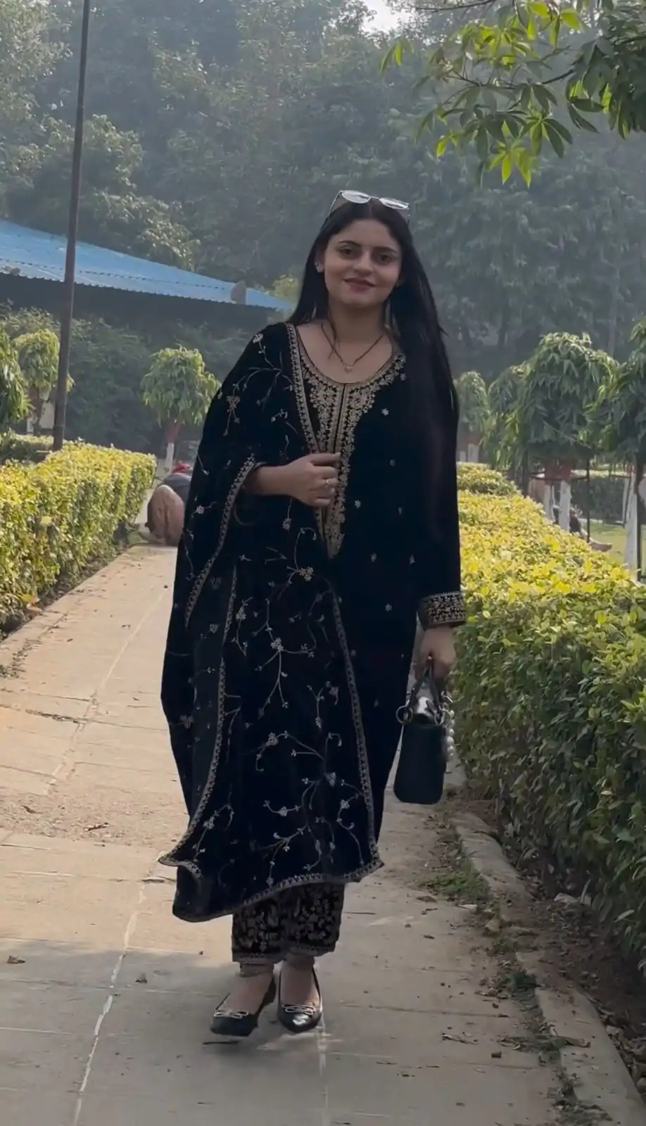 NSR 781 Black Color Heavy Viscose Velvet Embroidery Sequence Casual, Wedding, Party, Festive, Events Etc.4-6 Working Days @2199/- only | Casual Suits, Jump Suits, Creative suits, Designer Suits, Palazzo Suits, Party Wear Suits, Patiala Suits, Salwar suit, Straight Suits