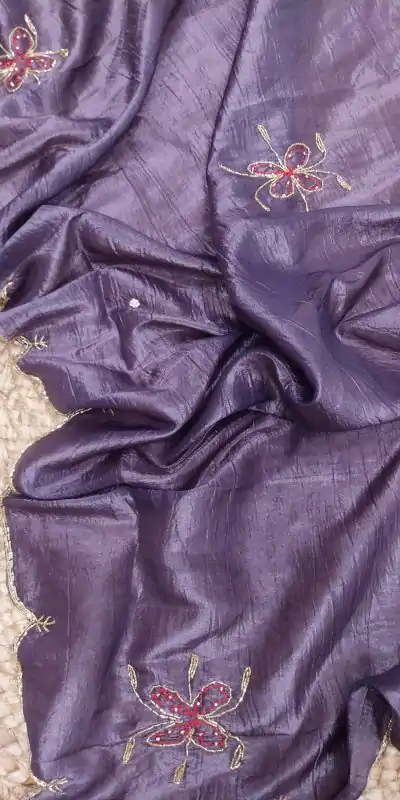 SSS 533 Purple  Color fabric having handwork With Work Saree Casual, Party Wear, Wedding, Events Etc.4-6 Working Days@ 2150/- only | Embroidered Sarees, Bollywood Sarees, Creative Sarees, Designer Sarees, Ethnic Saree, Modern Digital sarees, Party Wear Sarees, Sarees
