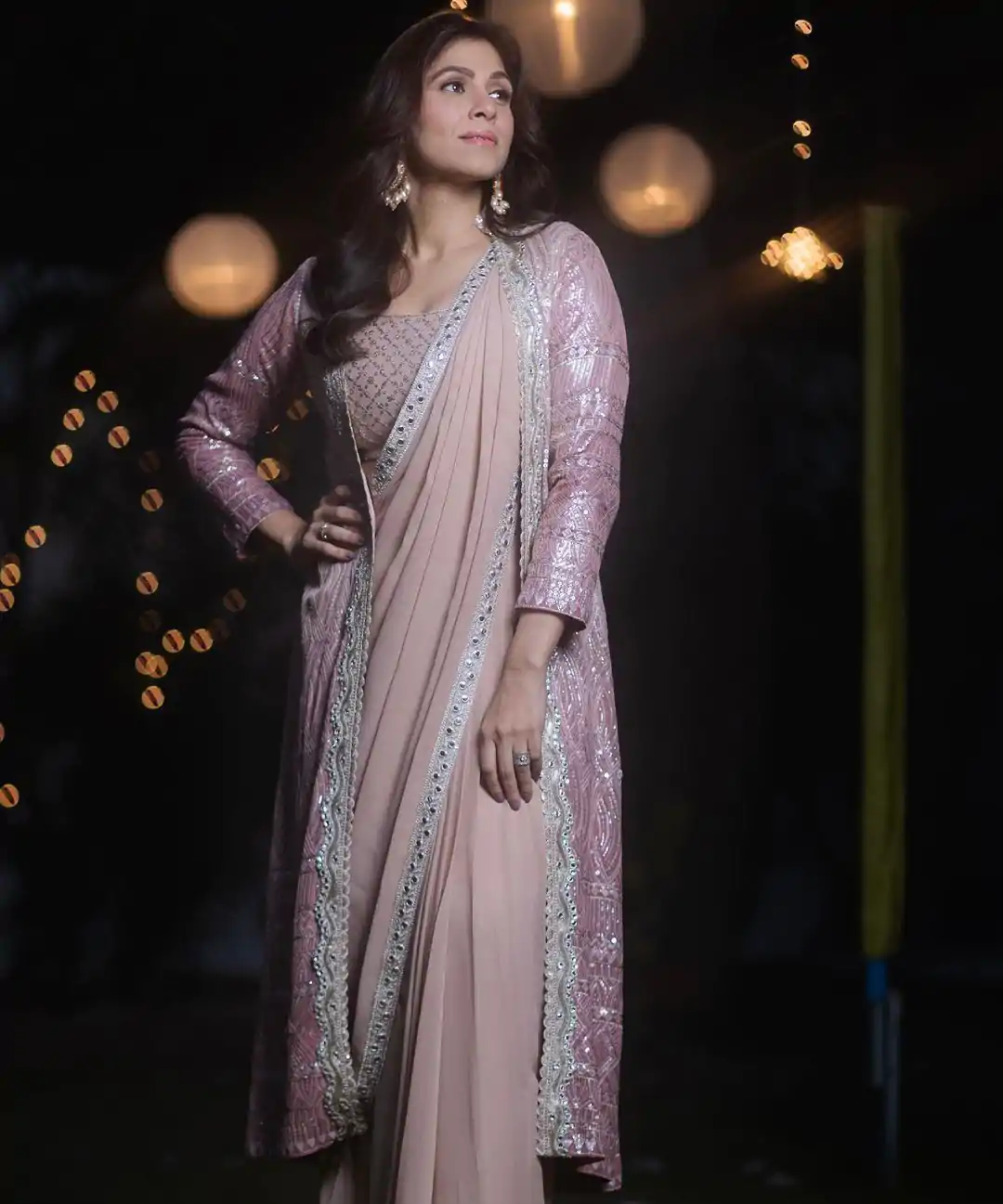 LG 1644 Peach or Lite Pink color Embroidery Work Saree With Koti Casual, Party Wear, Wedding, Events Etc.4-6 Working Days@ 1999/- only  | Embroidered Sarees, Bollywood Sarees, Creative Sarees, Designer Sarees, Ethnic Saree, Modern Digital sarees, Party Wear Sarees, Sarees