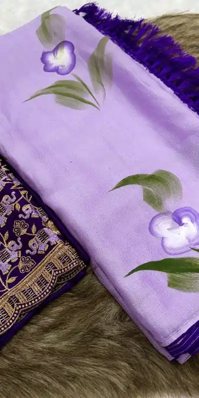 SSS 590 Purple Color Georgette Embroidery Sequence work Sequence lace Casual, Wedding, Festive, Events . Expected Delivery  4-6 Working Days @1699/- only | Embroidered Sarees, Bollywood Sarees, Creative Sarees, Designer Sarees, Ethnic Saree, Modern Digital sarees, Party Wear Sarees, Sarees
