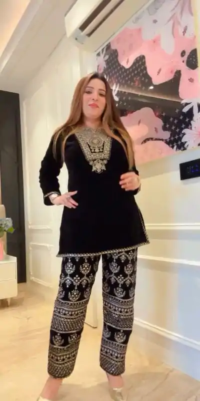 RTC 5775 Black  Color Georgette Embroidery Sequence Salwar Suit Casual, Wedding, Party, Festive, Events . 4-6 Working Days @2149/- only  | Casual Suits, Jump Suits, Creative suits, Designer Suits, Palazzo Suits, Party Wear Suits, Patiala Suits, Salwar suit, Straight Suits