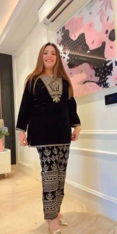 RTC 5775 Black  Color Georgette Embroidery Sequence Salwar Suit Casual, Wedding, Party, Festive, Events . 4-6 Working Days @2149/- only  | Casual Suits, Jump Suits, Creative suits, Designer Suits, Palazzo Suits, Party Wear Suits, Patiala Suits, Salwar suit, Straight Suits