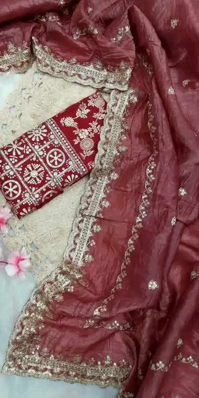 SSS 403 Red Color Georgette Work Embroidery Work Saree Casual, Party Wear, Wedding, Events Etc.4-6 Working Days@ 2499/- only | Embroidered Sarees, Bollywood Sarees, Creative Sarees, Designer Sarees, Ethnic Saree, Modern Digital sarees, Party Wear Sarees, Sarees