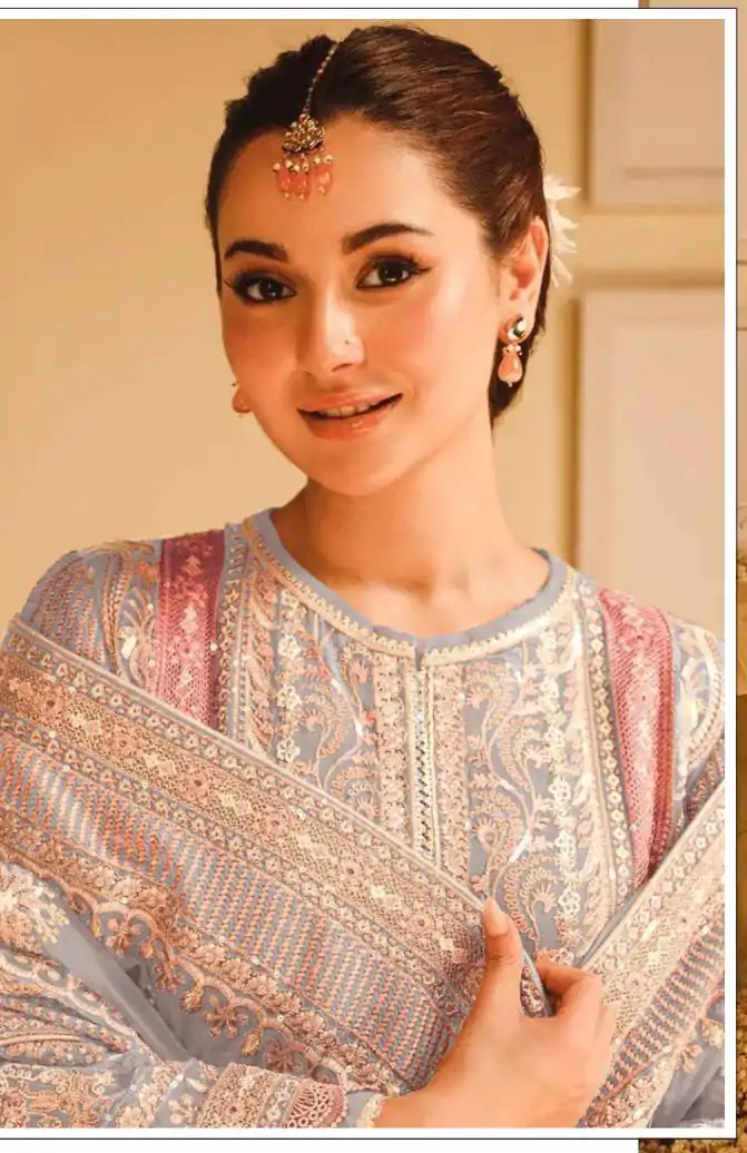 FC 1140 Light Grey Color Fox Georgette With Embroidery Sequence With Moti Salwar Suit , Wedding, Party, Festive, Events Etc.4-6 Working Days@ 2399/-only | Casual Suits, Jump Suits, Creative suits, Designer Suits, Palazzo Suits, Party Wear Suits, Patiala Suits, Salwar suit, Straight Suits