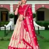LNB 1228 Red Color Dole Silk Shikora Print Zari Border Lehenga Choli Wedding, Party, Festive, Events Etc. Delivery 4-6 Working Days Rs 2149 | Creative Lehenga, Bollywood Lehenga, Designer Lehenga, Embroidered Lehenga, Lehenga, Party Wear Lehenga