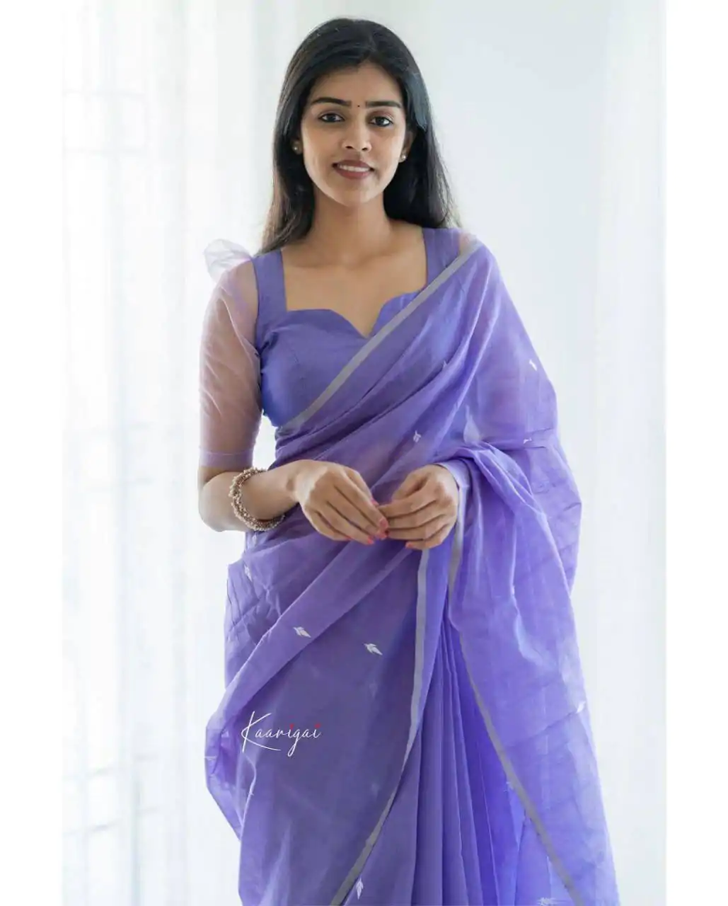 KP 5063 Purple Color Soft Lilan Cotton Rich Pallu & Jacquard Work Saree Casual, Wedding, Festive, Events . Expected Delivery  4-6 Working Days @1349/- only                                                                                                                                             | Embroidered Sarees, Bollywood Sarees, Creative Sarees, Designer Sarees, Ethnic Saree, Modern Digital sarees, Party Wear Sarees, Sarees