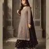 FC 47001 Brown Color Georgette With Embroidery work With Stone Suit Casual, Wedding, Party, Festive, Events Etc.4-6 Working Days@ 1849/-only | Casual Suits, Jump Suits, Creative suits, Designer Suits, Palazzo Suits, Party Wear Suits, Patiala Suits, Salwar suit, Straight Suits