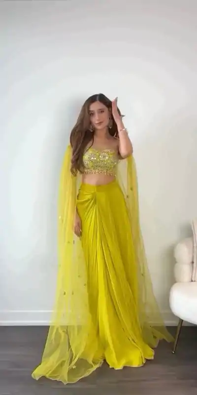 RTC 6476 Yellow Color Chinon Silk Thread With 9mm Sequence Dhoti Suit, Wedding, Party, Festive, Events. Expected Delivery 4-6 Working Days @2049/-Only | Casual Suits, Jump Suits, Tops & Bottoms, Track Suits, Trendy Wear, Creative suits, Designer Suits, Palazzo Suits, Party Wear Suits, Patiala Suits, Salwar suit, Straight Suits