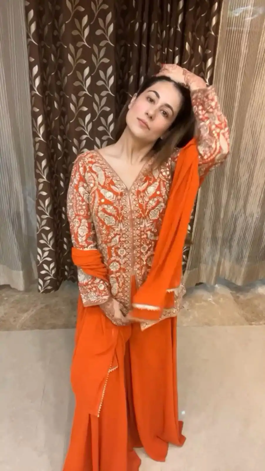 LG 1918 Orange Color Chinon With Embroidery Sequence Work Salwar Suit Casual, Wedding, Party, Festive, Events Etc.4-6 Working Days@ 2299/-only | Casual Suits, Jump Suits, Creative suits, Designer Suits, Palazzo Suits, Party Wear Suits, Patiala Suits, Salwar suit, Straight Suits