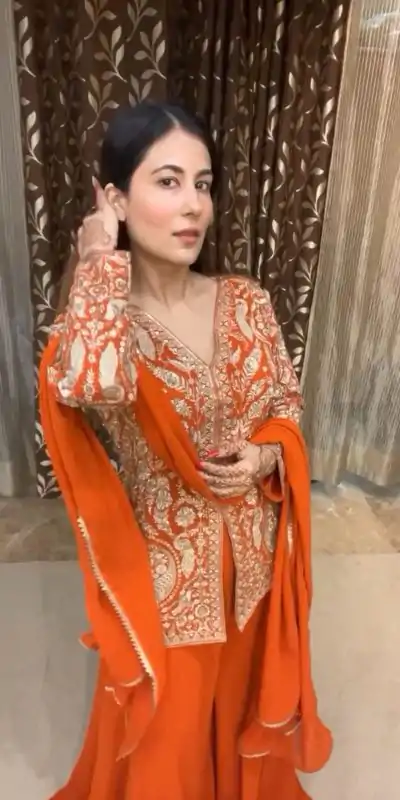 LG 1918 Orange Color Chinon With Embroidery Sequence Work Salwar Suit Casual, Wedding, Party, Festive, Events Etc.4-6 Working Days@ 2299/-only | Casual Suits, Jump Suits, Creative suits, Designer Suits, Palazzo Suits, Party Wear Suits, Patiala Suits, Salwar suit, Straight Suits