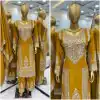 SRK 5237 Yellow Color Chinnon Silk With Embroidery Coding Dori-Sequence Work Salwar Suit , Wedding, Party, Festive, Events Etc.4-6 Working Days@ 2399/- | Casual Suits, Jump Suits, Creative suits, Designer Suits, Palazzo Suits, Party Wear Suits, Patiala Suits, Salwar suit, Straight Suits