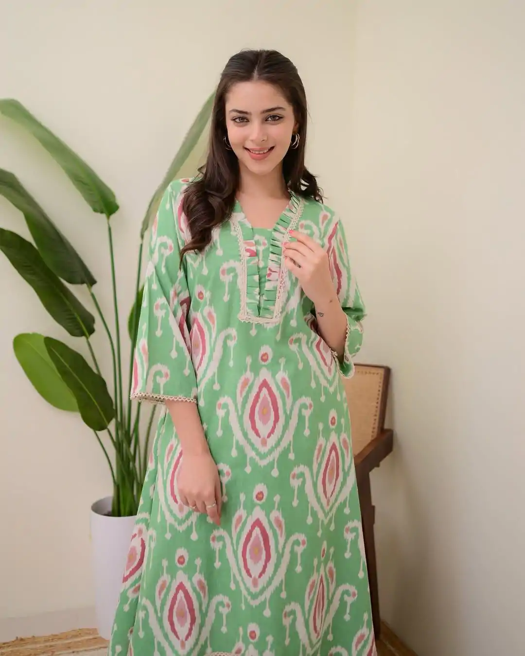 MF 752 Green Color Rayon Wood With Print Salwar Suit Casual, Wedding, Party, Festive, Events Etc.4-6 Working Days@ 1549/-only | Casual Suits, Jump Suits, Creative suits, Designer Suits, Palazzo Suits, Party Wear Suits, Patiala Suits, Salwar suit, Straight Suits