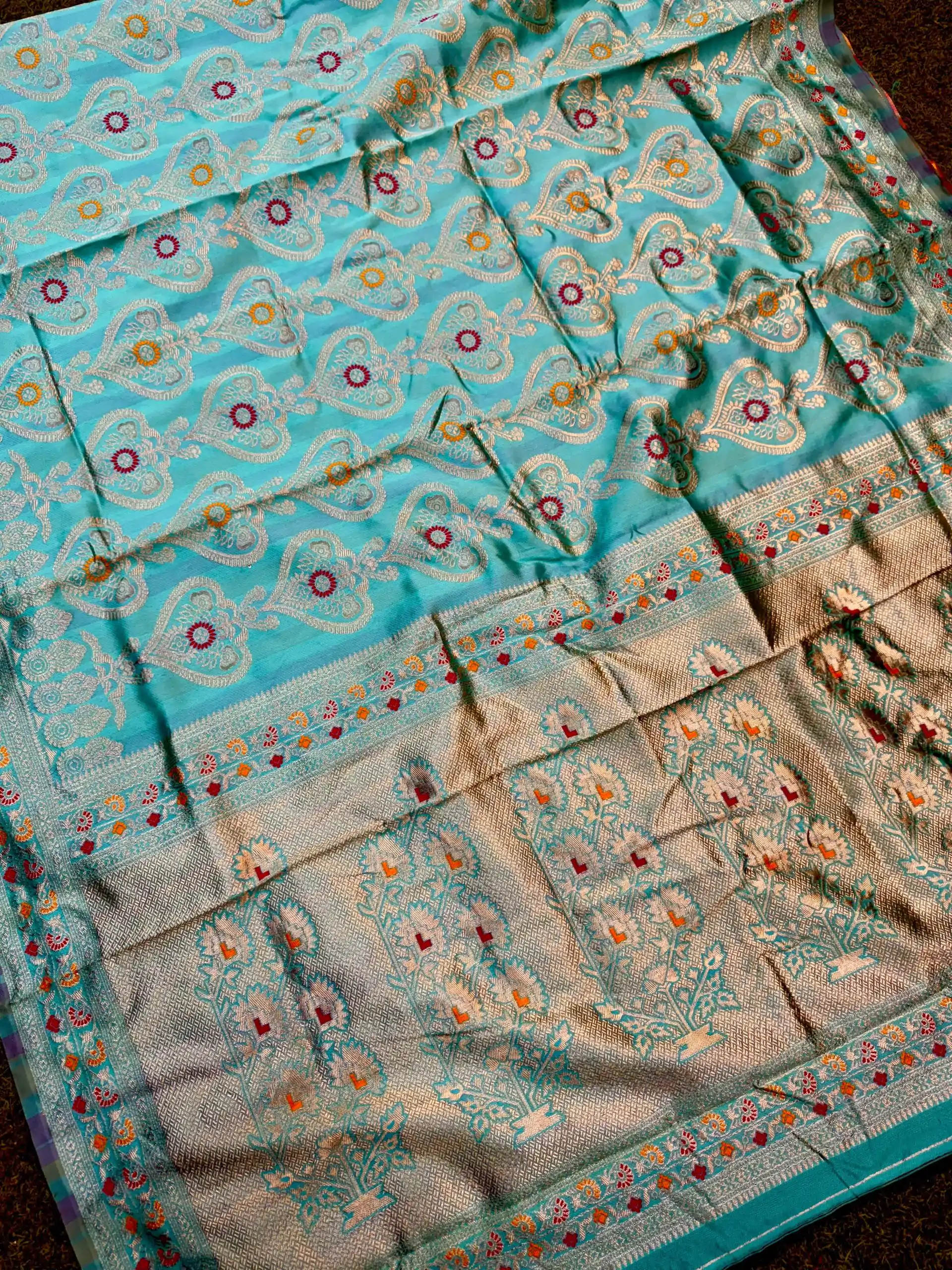  MS 476 Sky Blue Color Soft Lichi Silk Kubera Pattu On All Over Saree Casual, Wedding, Festive, Events . Expected Delivery  4-6 Working Days @1299/- only                                                                                                                                             | Embroidered Sarees, Bollywood Sarees, Creative Sarees, Designer Sarees, Ethnic Saree, Modern Digital sarees, Party Wear Sarees, Sarees