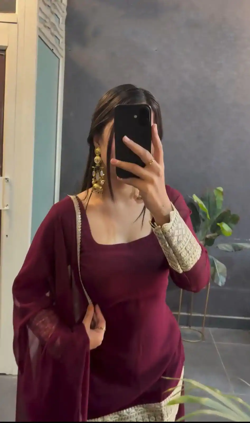 VLM 253 Marron Color Fox Georgette With Heavy Embroidery Work Salwar Suit Casual, Wedding, Party, Festive, Events Etc.4-6 Working Days@ 1899/-only | Casual Suits, Jump Suits, Creative suits, Designer Suits, Palazzo Suits, Party Wear Suits, Patiala Suits, Salwar suit, Straight Suits